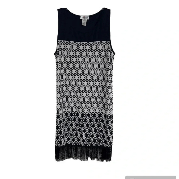 Zig Zag Stripe size Large (pit to pit 18”(pit to hem 27”counting the fringe - Picture 1 of 4